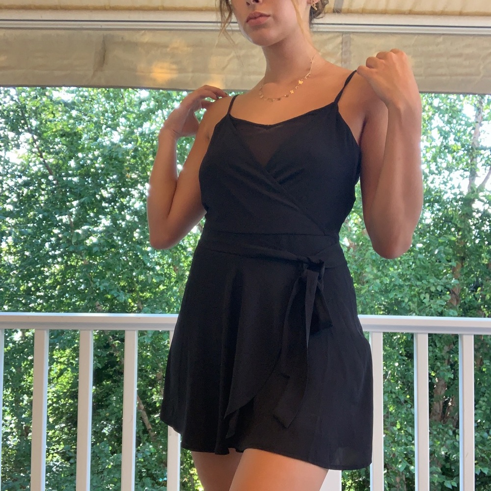 Express Black Romper